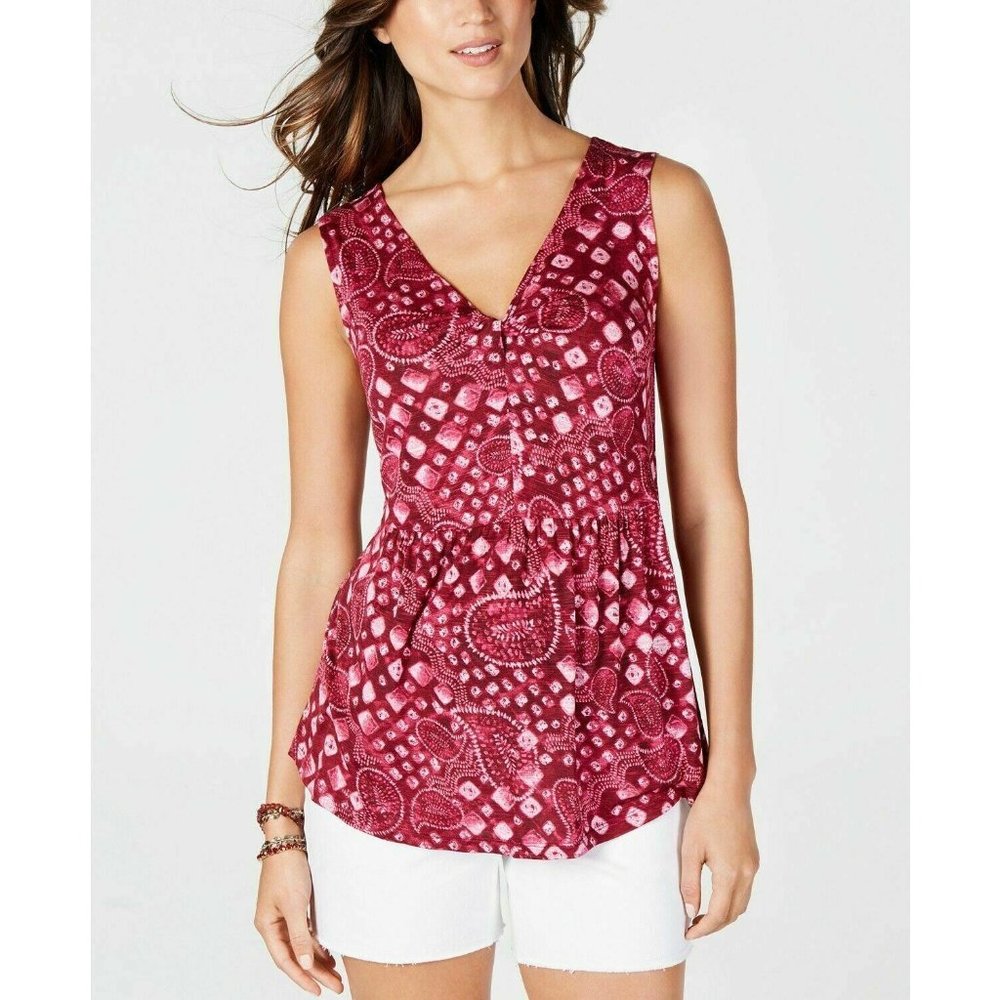 NWT Style & Co Paisley Print Top
